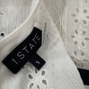 1. State Ivory Lace Blouse
